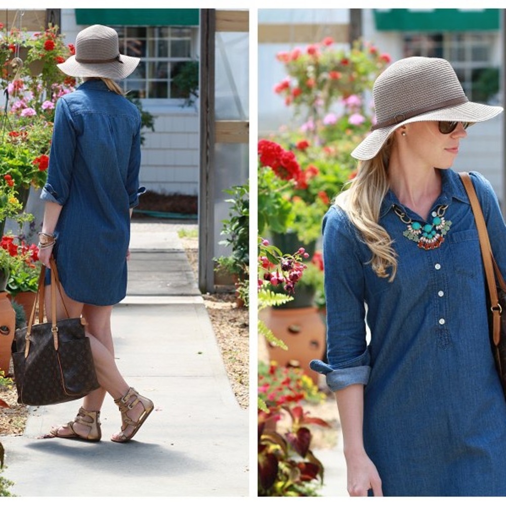 J. Crew Denim shirt Dress - Picture 2 of 9